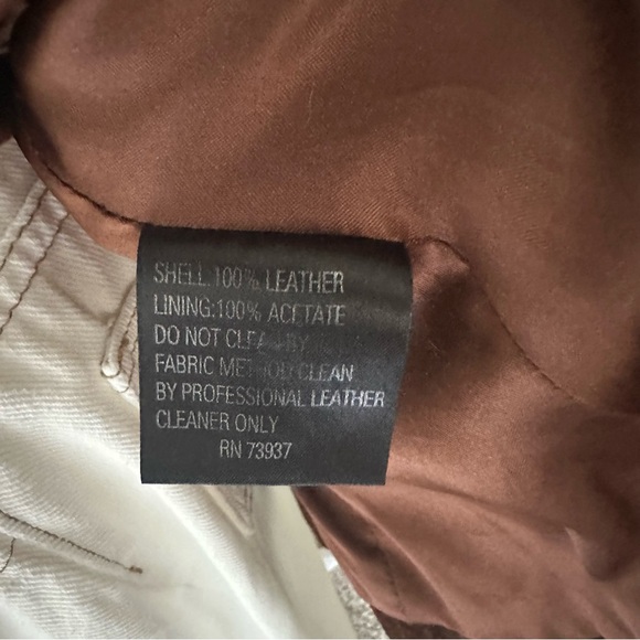 John Carlisle Belted Vintage 70s style Coat 100% Leather Suede Sherpa M Y2K - Picture 9 of 14